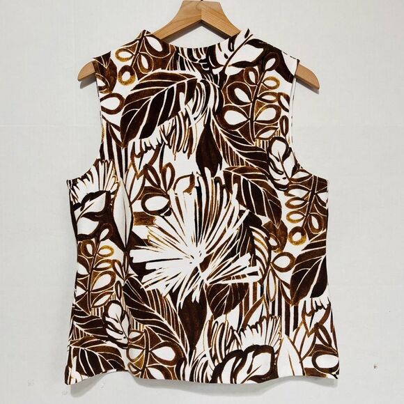 Talbots Petite Sleeveless Top   Size Large Petite - Picture 3 of 6